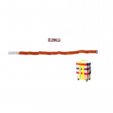 63in Long Hook and Loop Luggage Strap with Plastic Buckle End